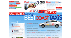 Desktop Screenshot of eastcoasttaxis.com