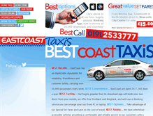 Tablet Screenshot of eastcoasttaxis.com